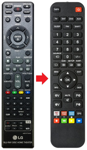 Telecomando adatto per - , lg