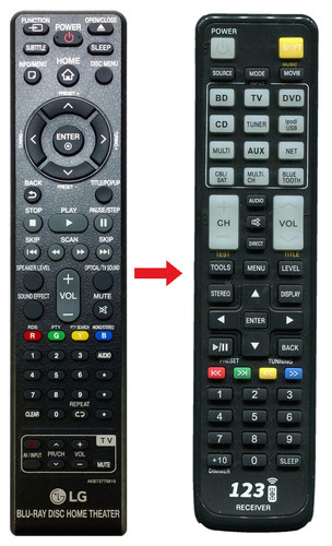 Telecomando ricambio per lg - di,